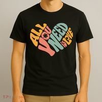 All You Need Is Love Heart T-Shirt thumb 3