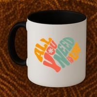 All You Need Is Love Heart Coffee Mug thumb 2