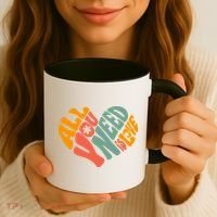 All You Need Is Love Heart Coffee Mug thumb 3