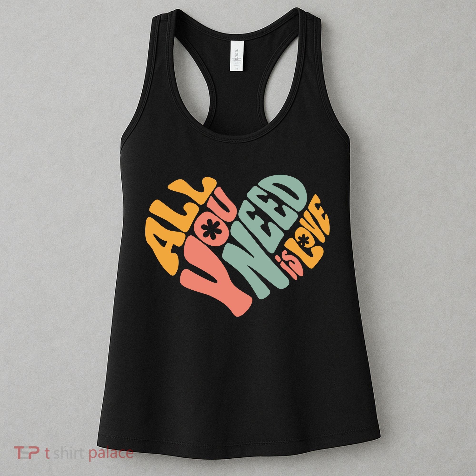 All You Need Is Love Heart Women's Tank Top