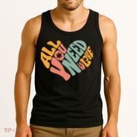 All You Need Is Love Heart Tank Top thumb 3