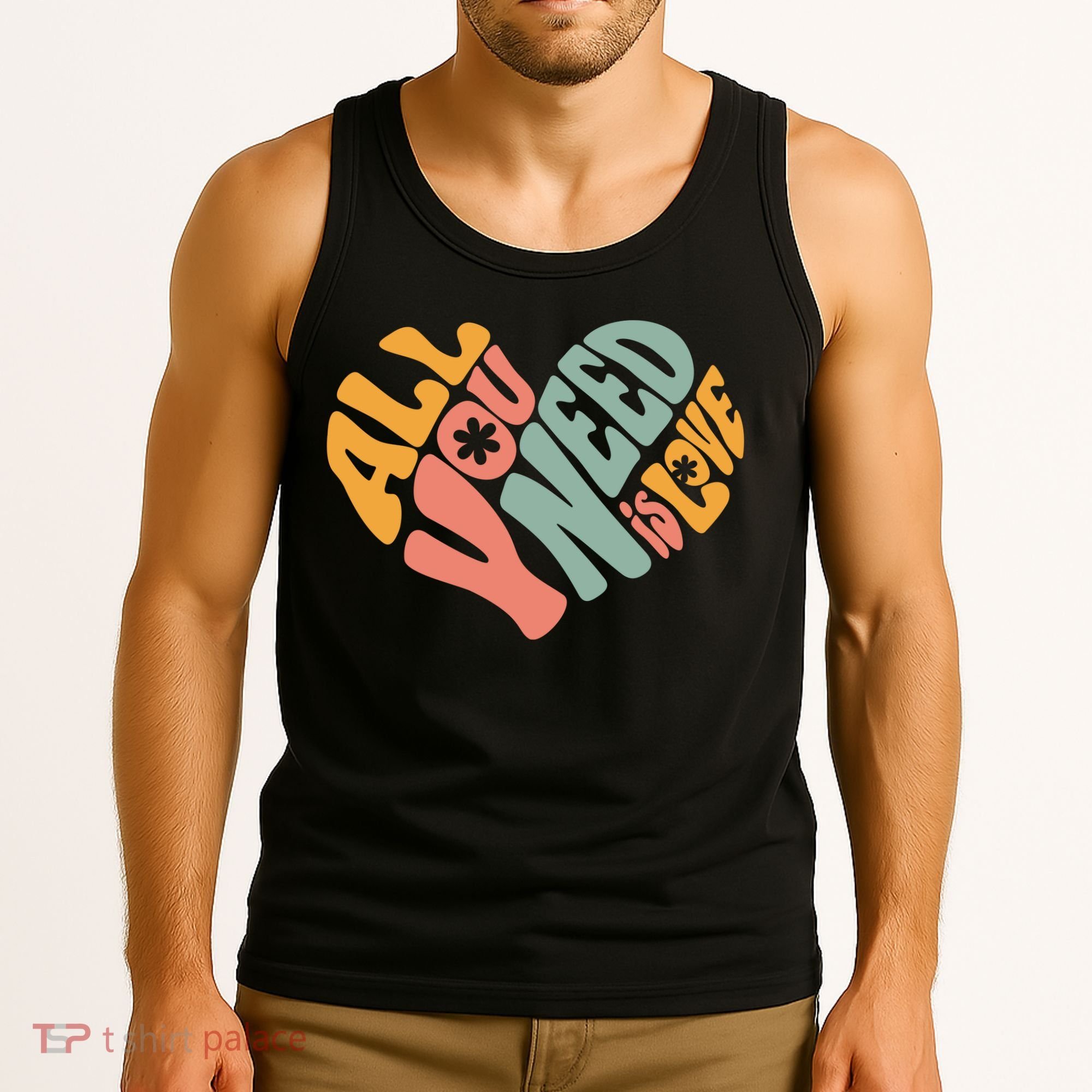 All You Need Is Love Heart Tank Top