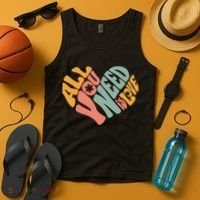 All You Need Is Love Heart Tank Top thumb 4