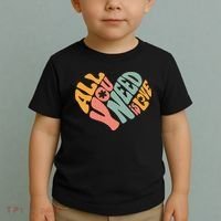 All You Need Is Love Heart Toddler T-Shirt thumb 2