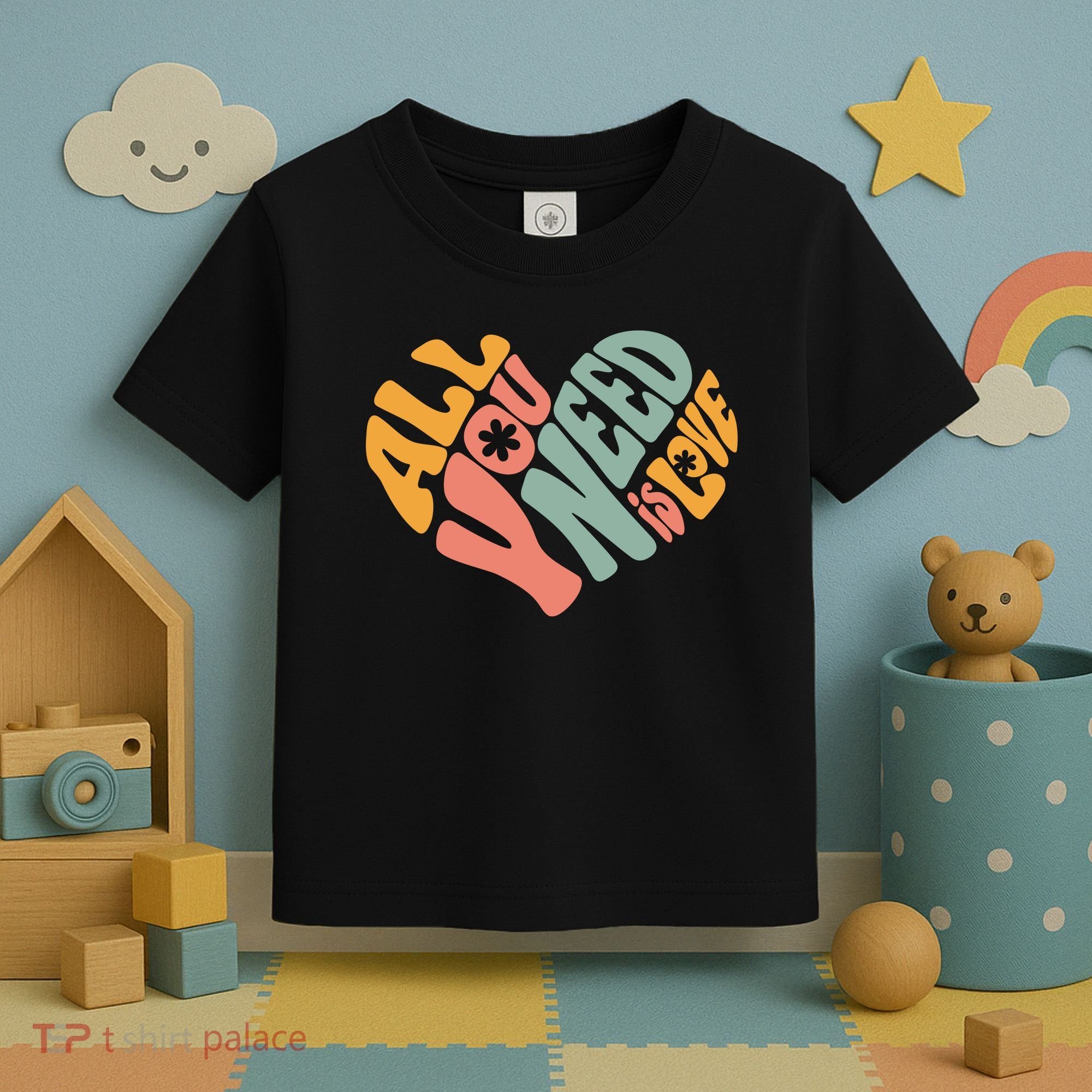 All You Need Is Love Heart Toddler T-Shirt