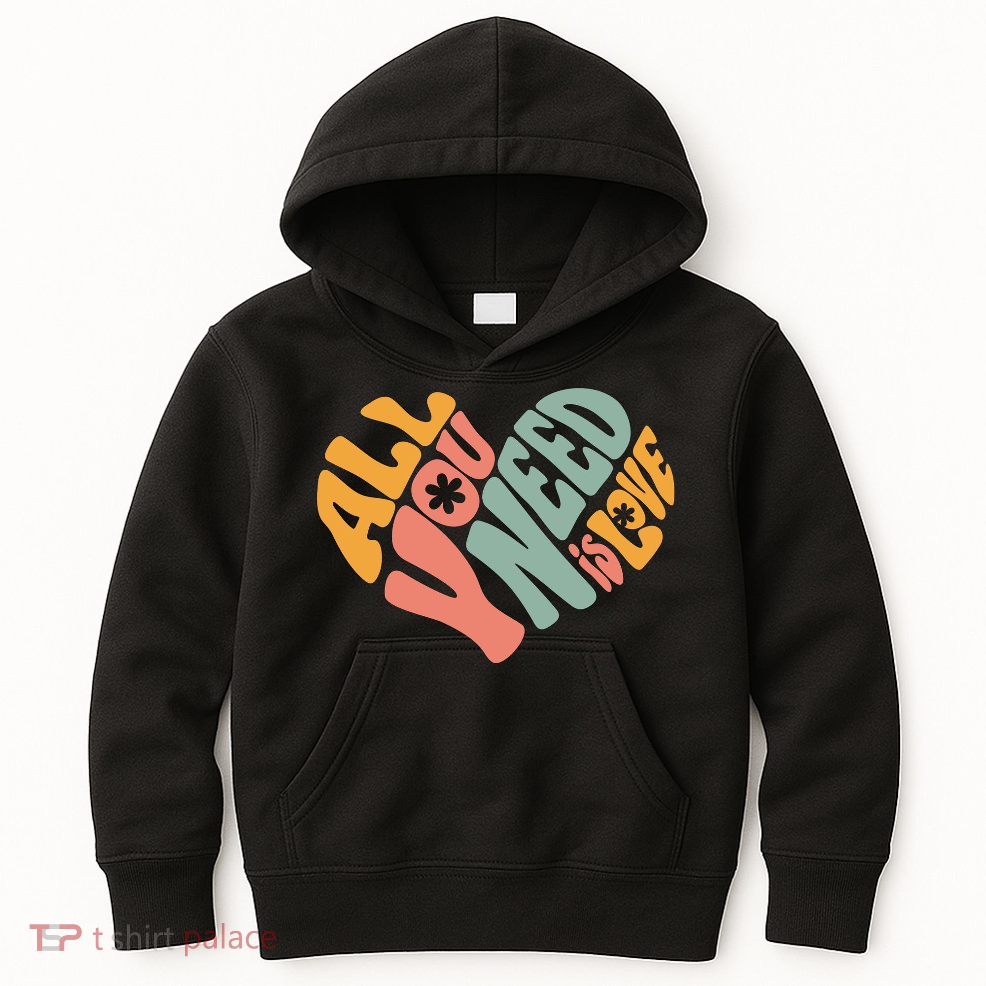 All You Need Is Love Heart Kids Hoodie