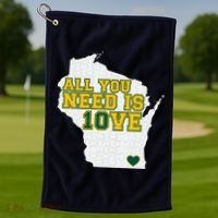 All You Need Is 10ve Golf Towel thumb 1