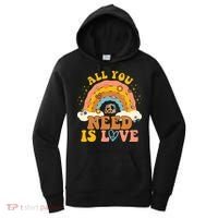 All You Need Is Love Hippie Rainbow Peace Women's Hoodie thumb 0