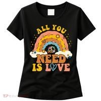 All You Need Is Love Hippie Rainbow Peace Women's T-Shirt thumb 0