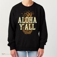 Aloha Yall Pineapple Vacation Hawaiian Women's Sweatshirt thumb 0