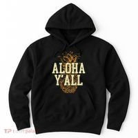 Aloha Yall Pineapple Vacation Hawaiian Hoodie thumb 0