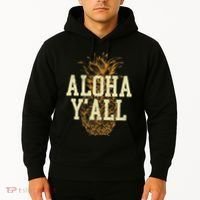 Aloha Yall Pineapple Vacation Hawaiian Hoodie thumb 2