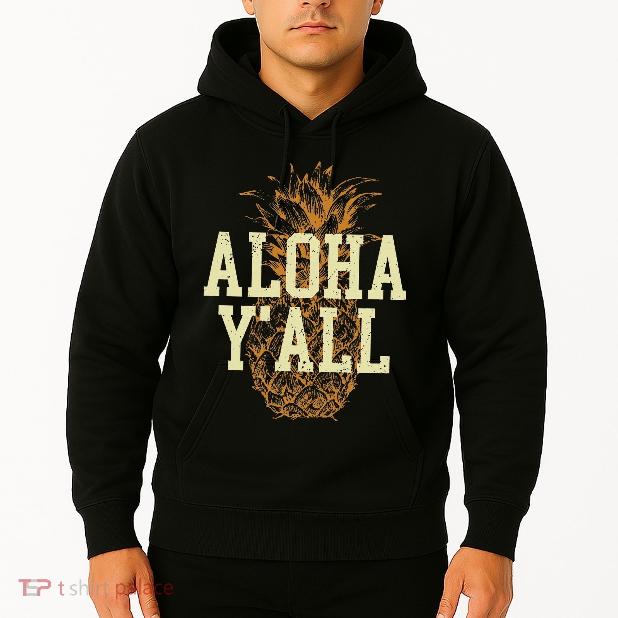 Aloha Yall Pineapple Vacation Hawaiian Hoodie