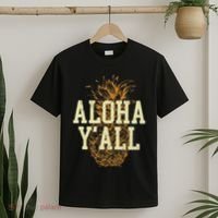 Aloha Yall Pineapple Vacation Hawaiian T-Shirt thumb 2