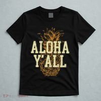 Aloha Yall Pineapple Vacation Hawaiian T-Shirt thumb 5