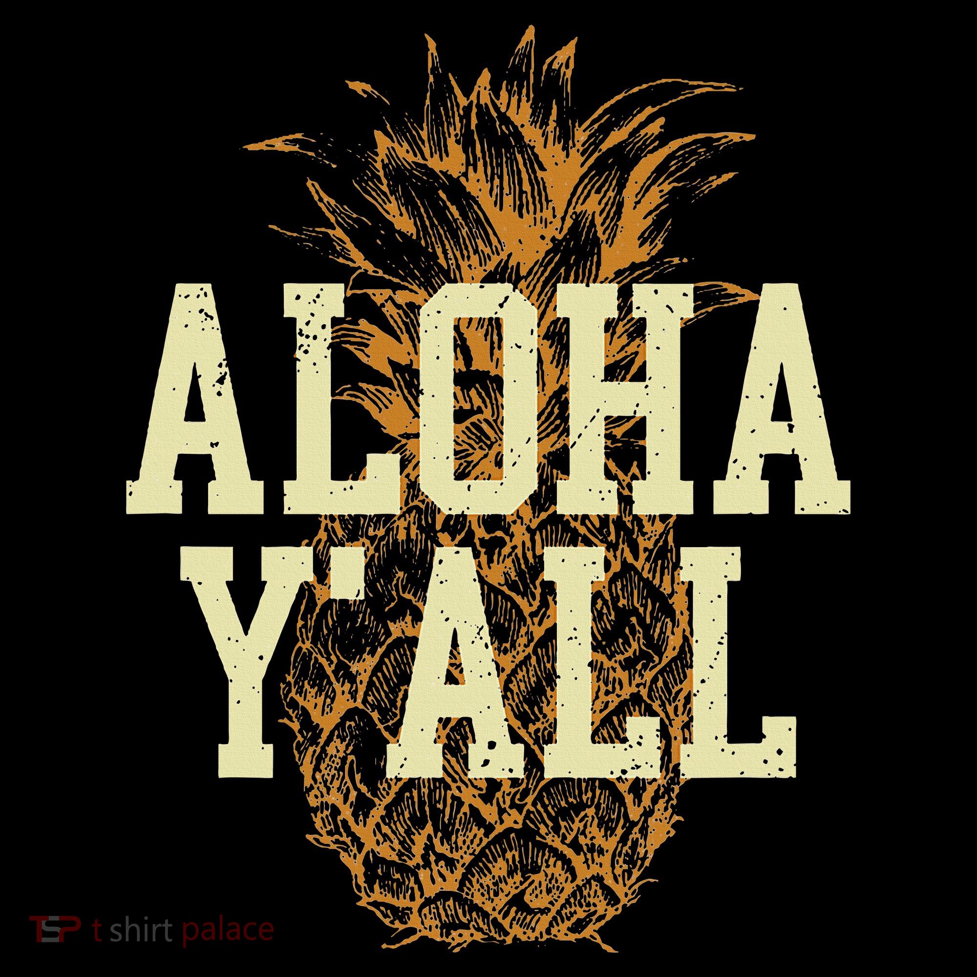Aloha Yall Pineapple Vacation Hawaiian Women's Hoodie