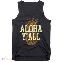 Aloha Yall Pineapple Vacation Hawaiian Tank Top thumb 0