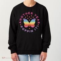 Another Year Poppin It Butterfly Push Pop Women's Sweatshirt thumb 0