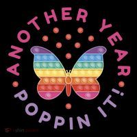 Another Year Poppin It Butterfly Push Pop Toddler Hoodie thumb 2