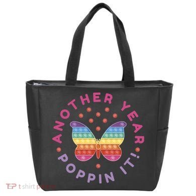 Another Year Poppin It Butterfly Push Pop Tote Bag