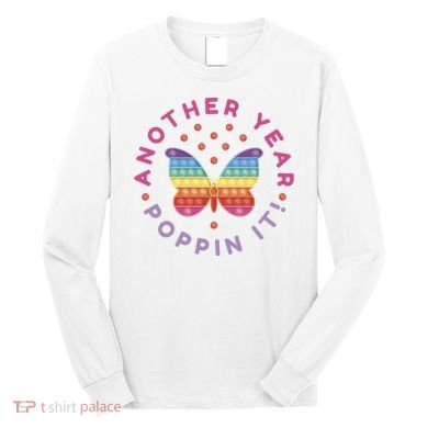 Another Year Poppin It Butterfly Push Pop Long Sleeve Shirt