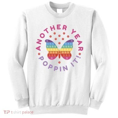Another Year Poppin It Butterfly Push Pop Sweatshirt