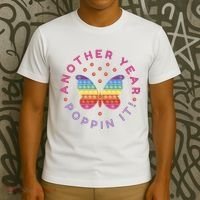 Another Year Poppin It Butterfly Push Pop T-Shirt thumb 3