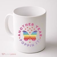 Another Year Poppin It Butterfly Push Pop Coffee Mug thumb 0