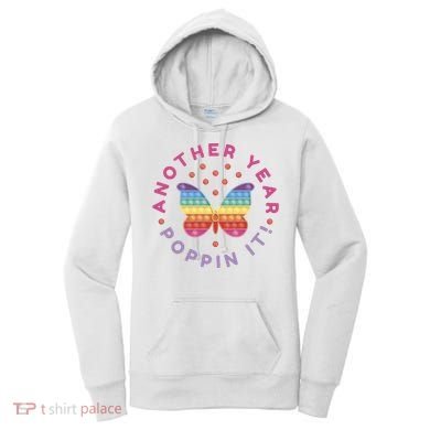 Another Year Poppin It Butterfly Push Pop Women's Hoodie