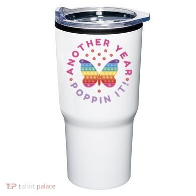 Another Year Poppin It Butterfly Push Pop Tumbler