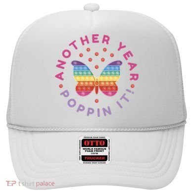Another Year Poppin It Butterfly Push Pop Hat