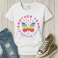 Another Year Poppin It Butterfly Push Pop Women's T-Shirt thumb 3