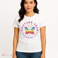 Another Year Poppin It Butterfly Push Pop Women's T-Shirt thumb 4