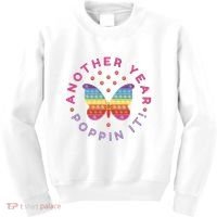 Another Year Poppin It Butterfly Push Pop Kids Sweatshirt thumb 0