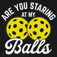 Are You Staring At My Balls Funny Pickleball Bucket Hat thumb 4