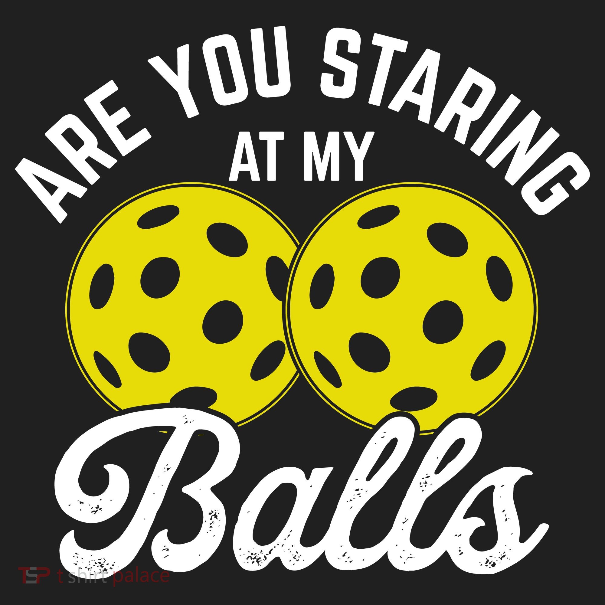 Are You Staring At My Balls Funny Pickleball Beanie