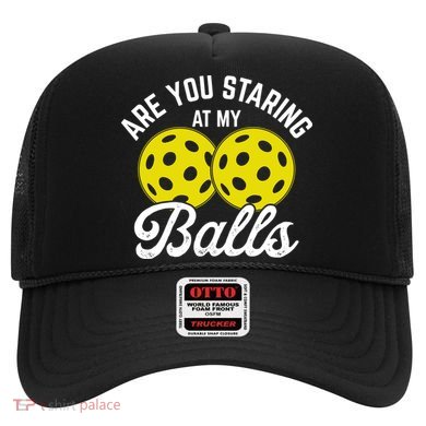 Are You Staring At My Balls Funny Pickleball Hat