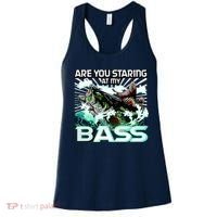 Are You Staring At My Bass Funny Fishing Women's Tank Top thumb 0
