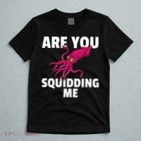 Are You Squidding Me Gift Squid Octopus Marine Biology T-Shirt thumb 5