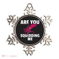 Are You Squidding Me Gift Squid Octopus Marine Biology Ornament thumb 0