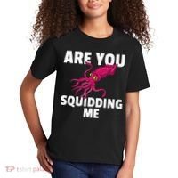 Are You Squidding Me Gift Squid Octopus Marine Biology Kids T-Shirt thumb 2
