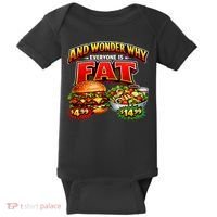 And Your Wonder Why Everyone Is Fat Baby Bodysuit thumb 0