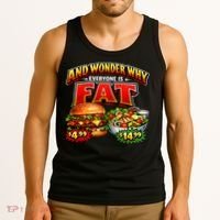 And Your Wonder Why Everyone Is Fat Tank Top thumb 3