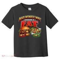 And Your Wonder Why Everyone Is Fat Toddler T-Shirt thumb 0