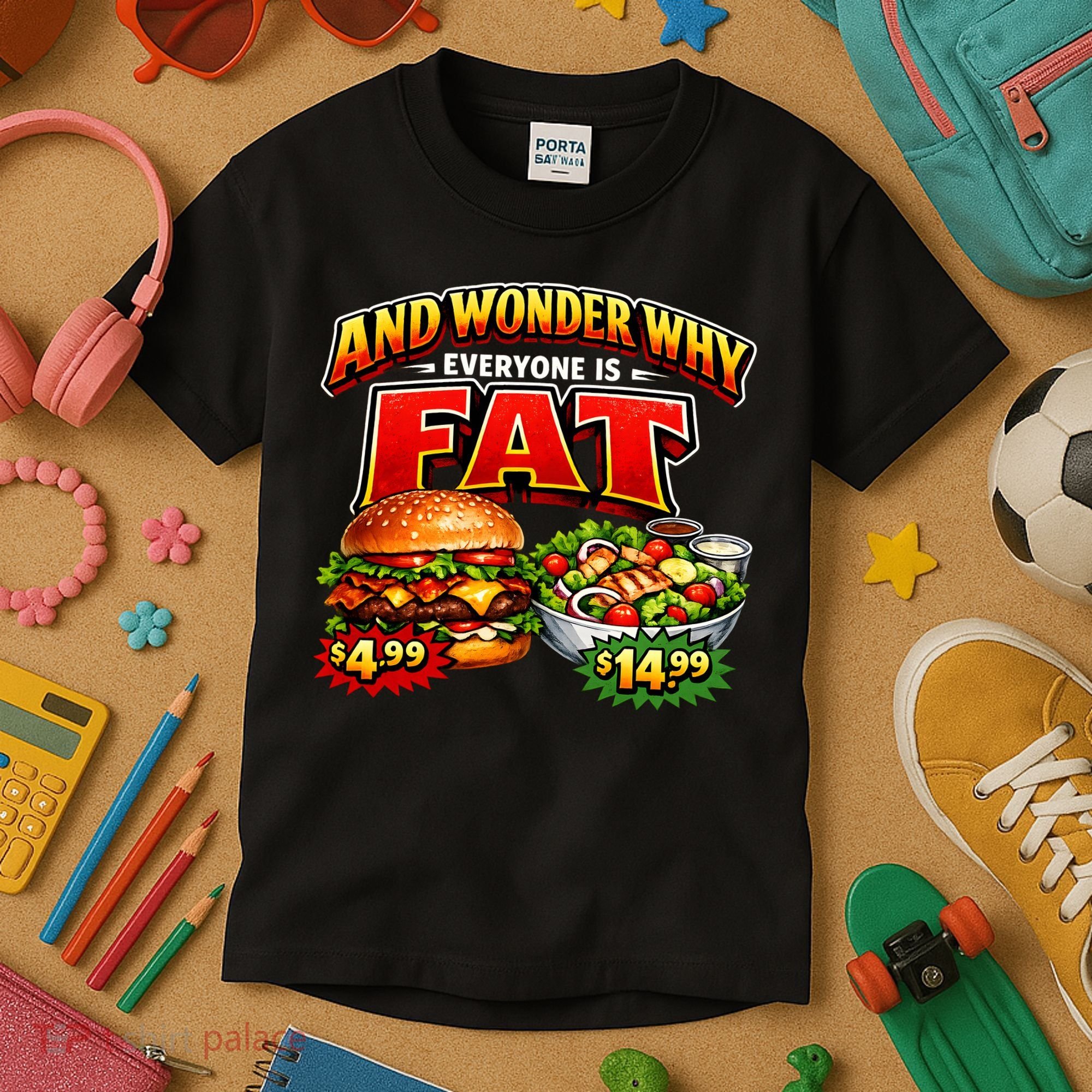 And Your Wonder Why Everyone Is Fat Kids T-Shirt