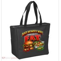 And Your Wonder Why Everyone Is Fat Tote Bag thumb 2