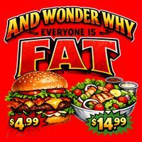 And Your Wonder Why Everyone Is Fat Santa Hat thumb 1