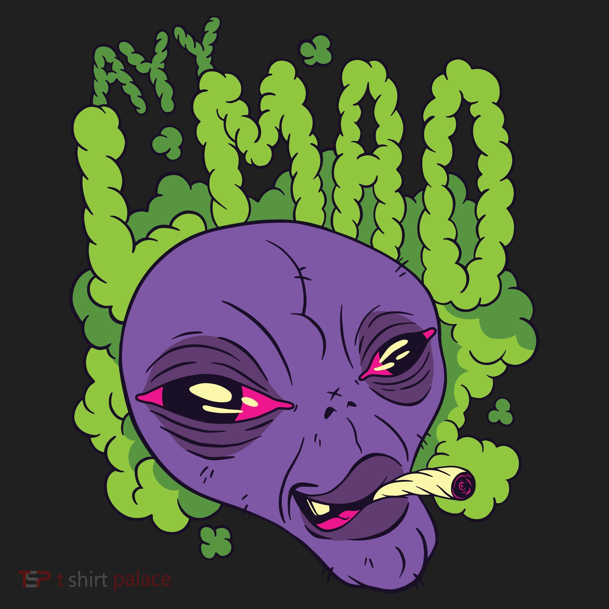 Ayy Lmao Marijuana Alien Women's Sweatshirt