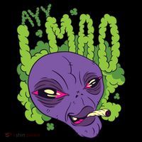 Ayy Lmao Marijuana Alien Coaster thumb 2