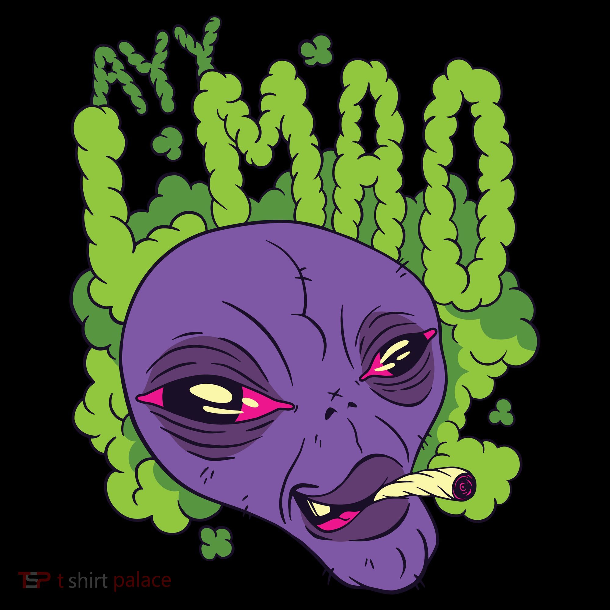Ayy Lmao Marijuana Alien Coaster